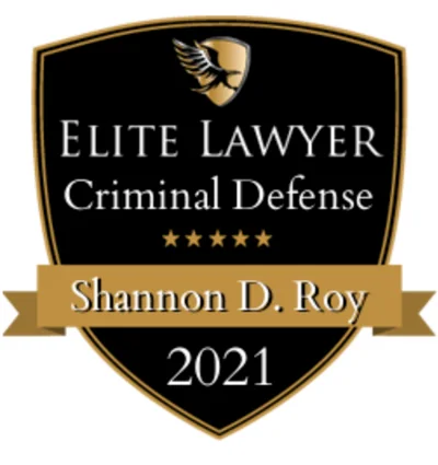Elite Lawyer Criminal Defense, Shannon D. Roy, 2021